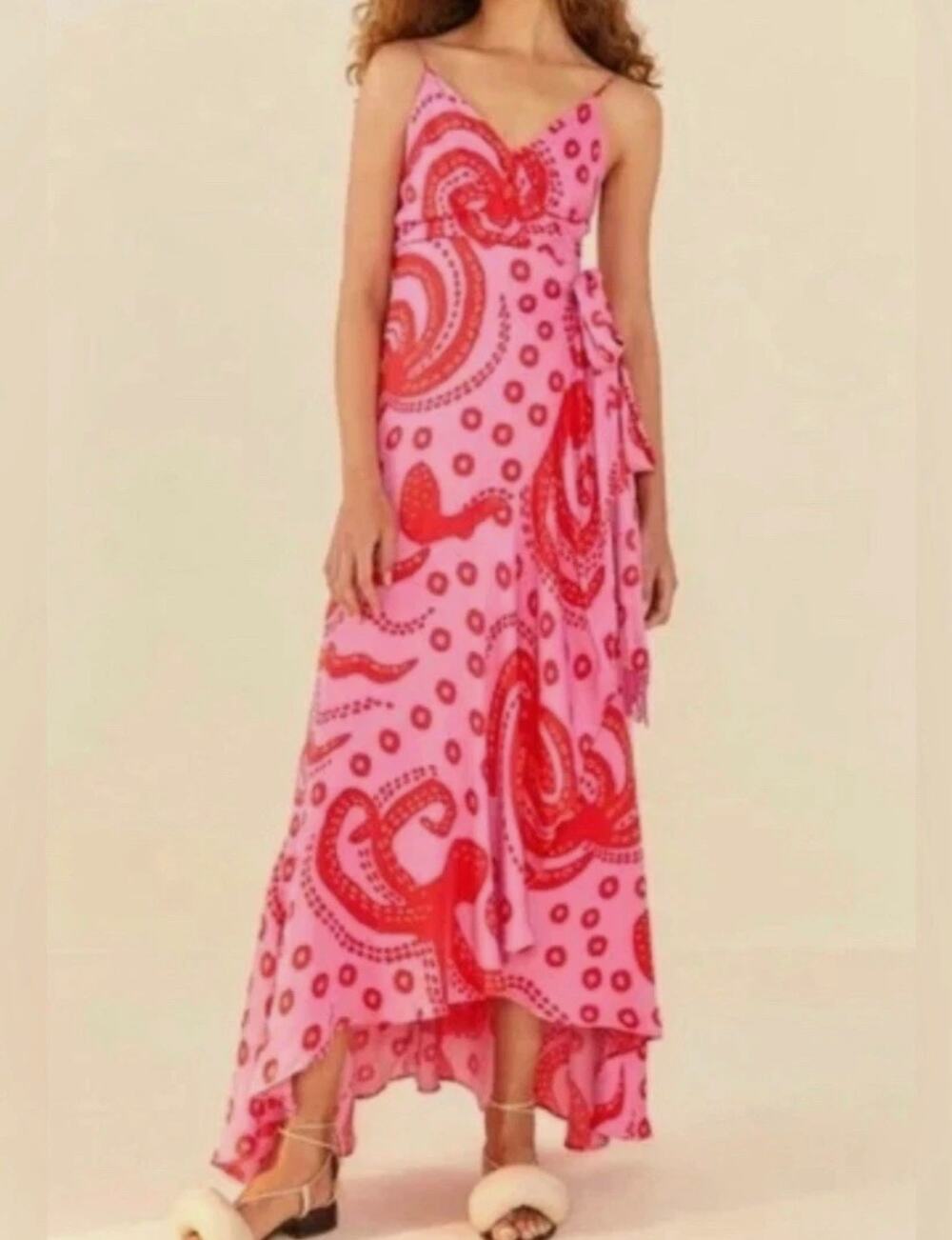 Farm Rio Octocool Wrap Dress size M